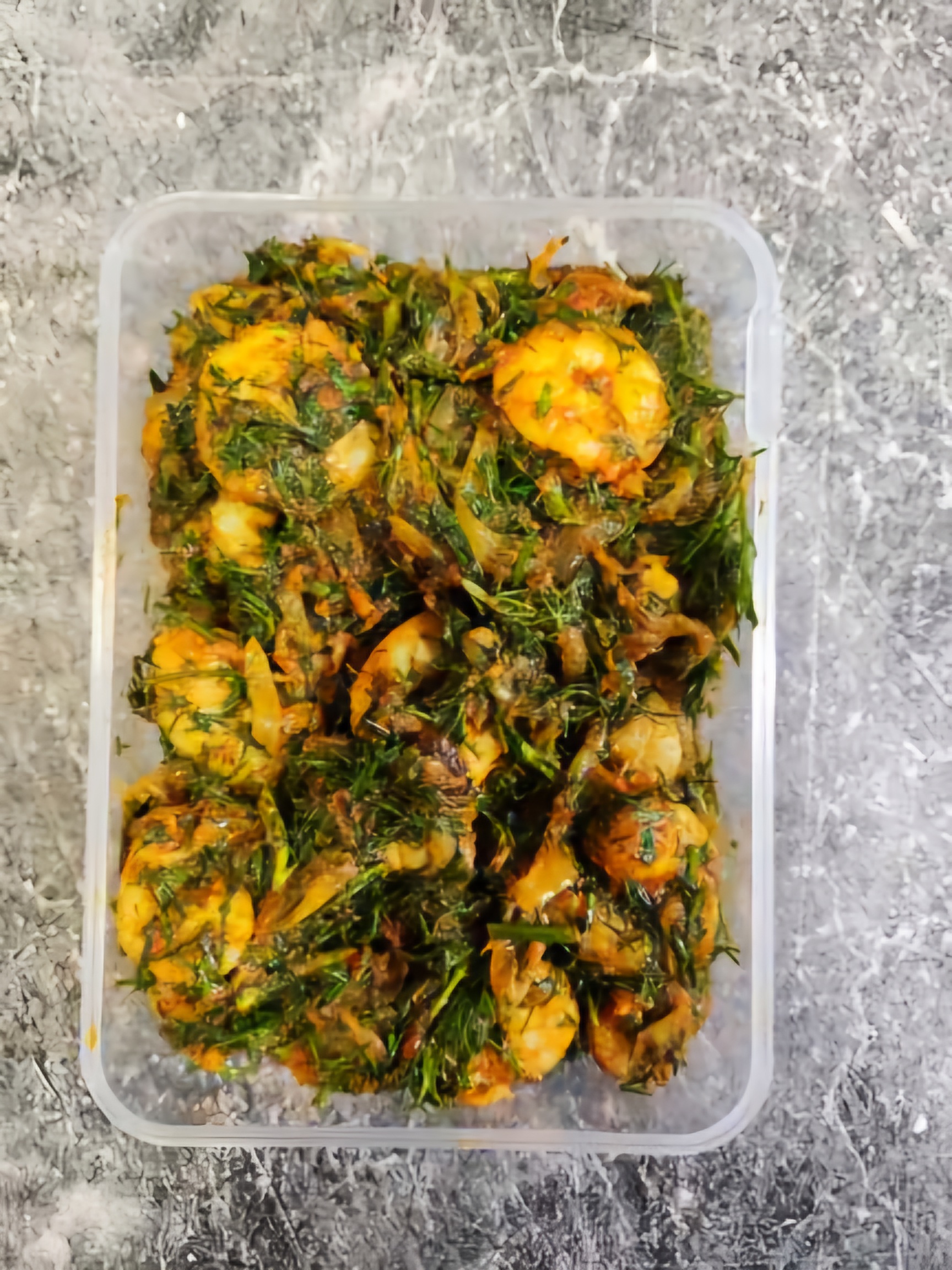 مایه میگو پلو با شوید