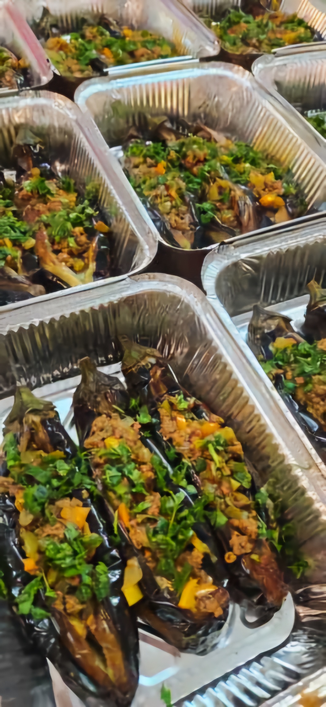 بادمجون شکم پر