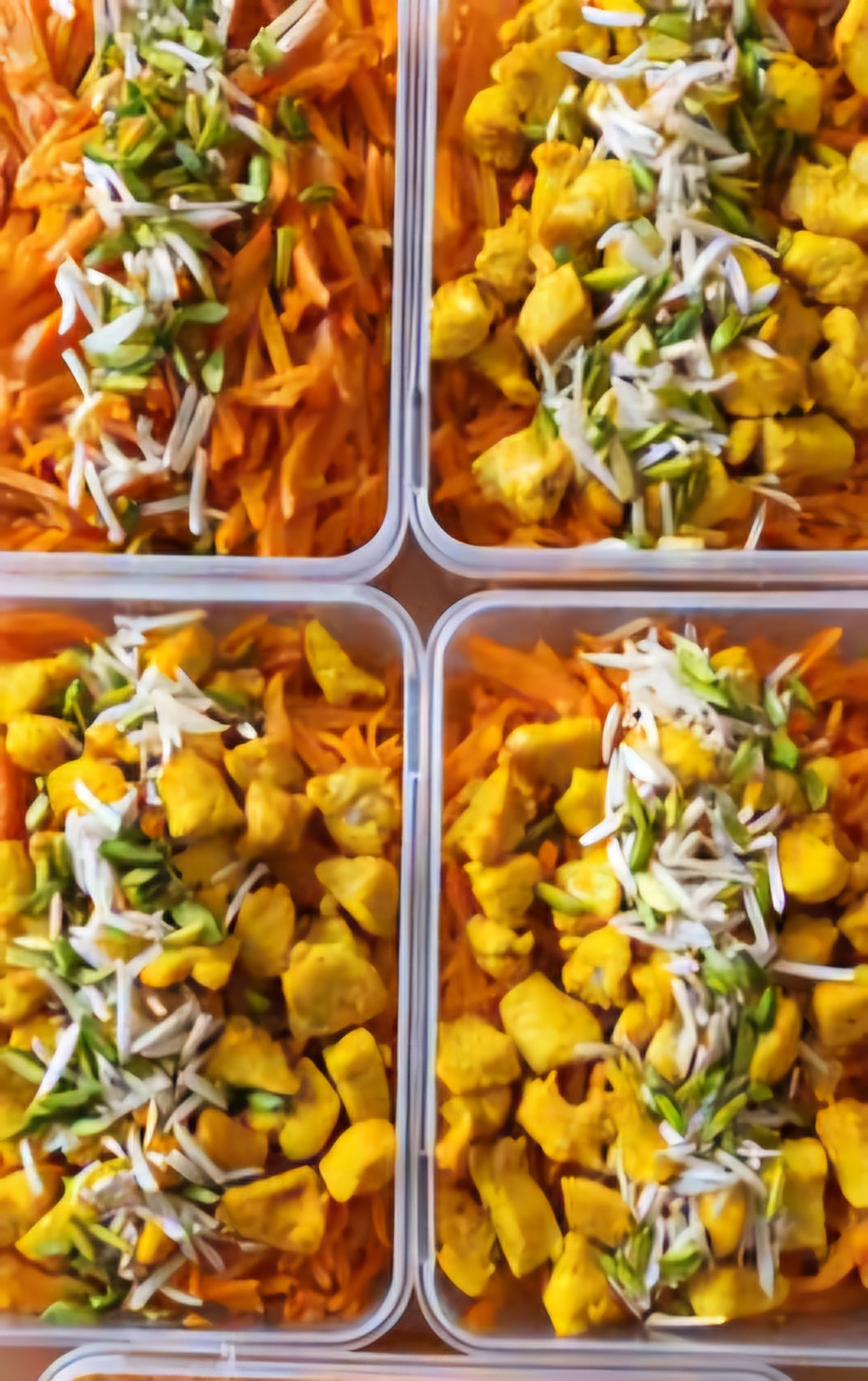 مایه هویج پلو با مرغ