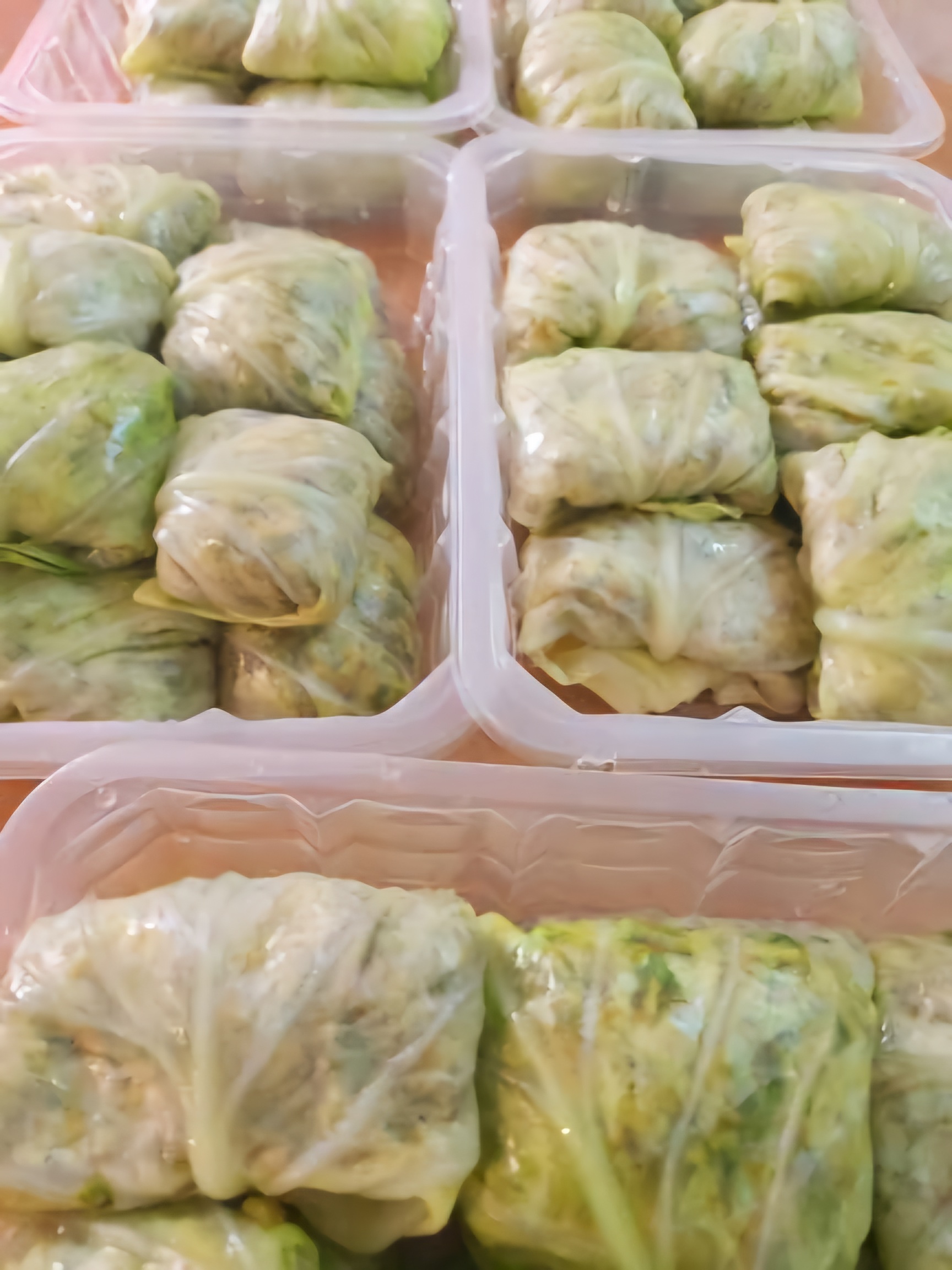 دلمه کلم بدون گوشت