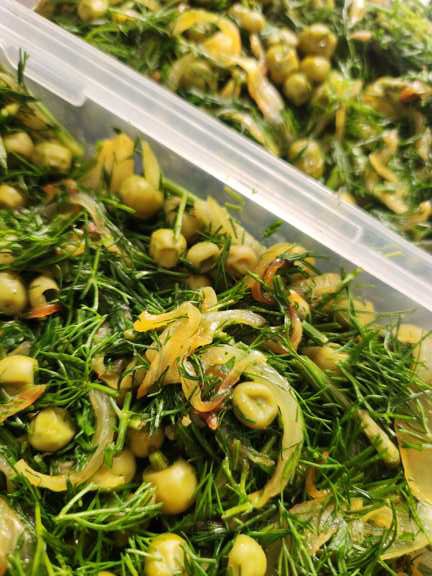 مایه نخود پلو و شوید تازه